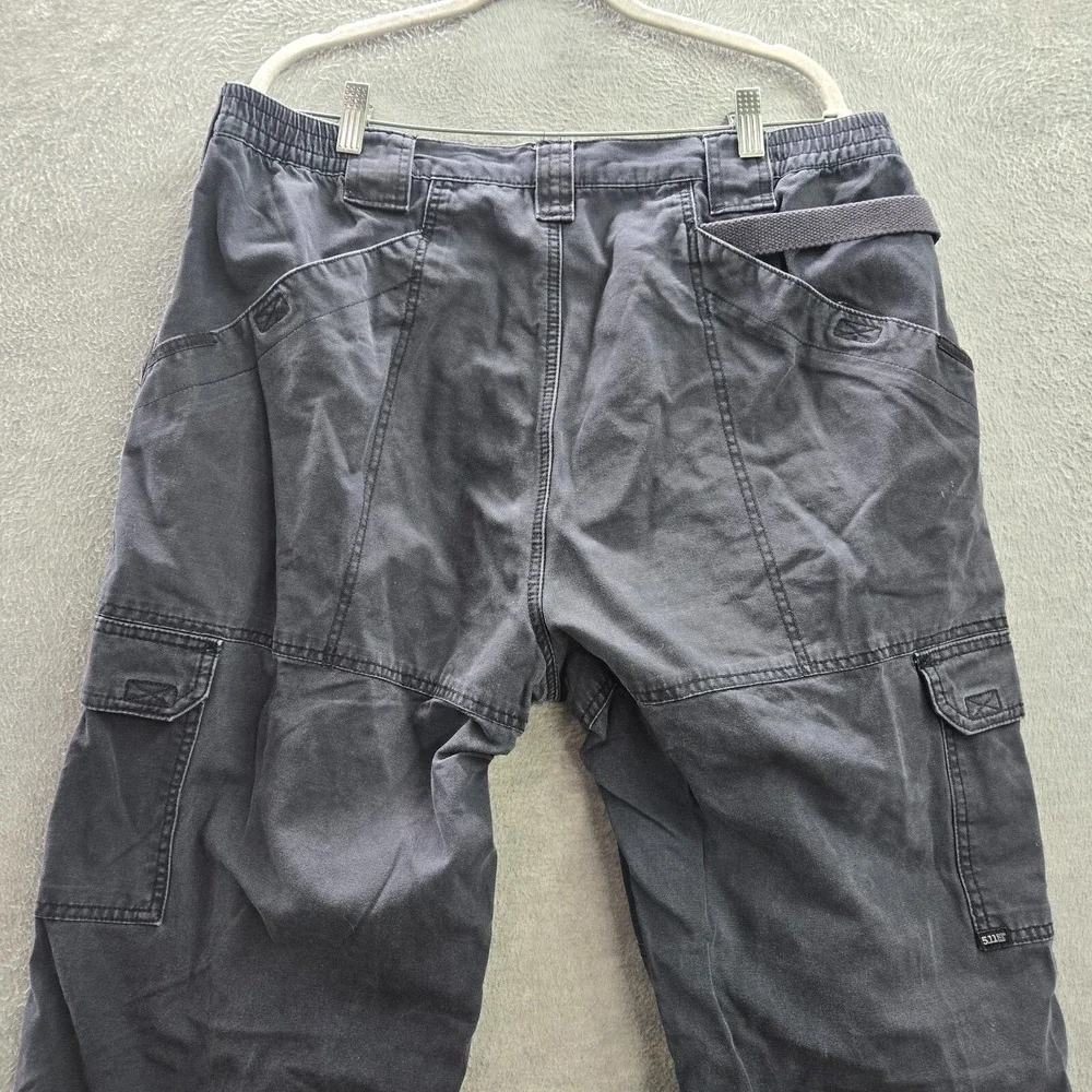 5.11 Tactical‎ Men Pants 38x34 Gray Cargo Pockets Canvas Work